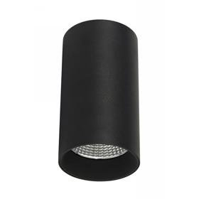 DL300118  Eos 20, 20W Black & Black Surface LED Spotlight 1560lm 10° 4000K IP20